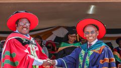 Safaricom CEO Peter Ndegwa awarded honourary degree at Meru University