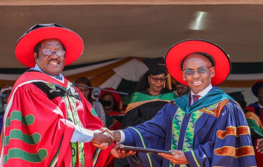 Safaricom CEO Peter Ndegwa awarded honourary degree at Meru University