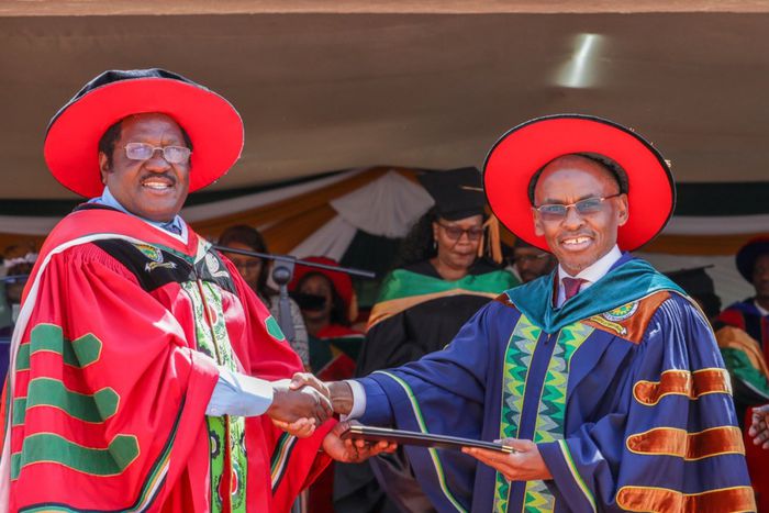 Safaricom CEO Peter Ndegwa awarded honourary degree at Meru University