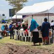 Women getting check ups at a medical camp at Mbagathi County Hospital.