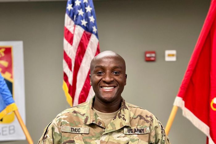 Apexloads founder Charles Thuo recently retired from service as a Combat Engineer in the United States Army