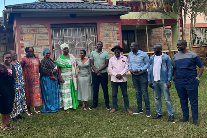 A screenshot of YY Comedian meeting Noela’s parents in Bungoma
