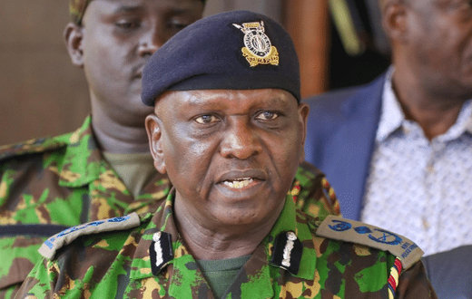Inspector General of Police Douglas Kanja
