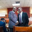 Former Deputy President Rigathi Gachagua and his lawyer Paul Muite