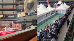 Scenes from KICC: Kenyans show up for public participation & Qatar job interviews