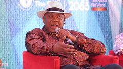 Retired president Uhuru Kenyatta