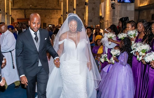 James Orengo’s son Michael weds lover Samantha Luseno in glamorous event