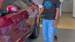 Maina Kageni with his newly acquired BMW X6 2024 M Sport