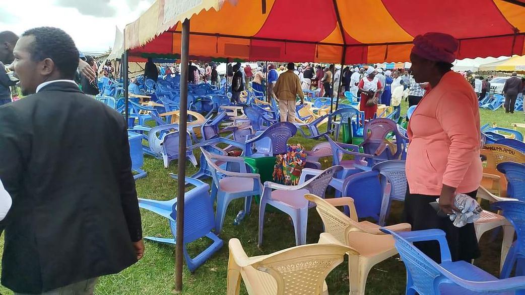 Armed goons disrupted the ceremony, leaving mourners injured and property destroyed.