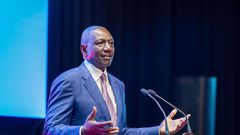 President William Ruto speaking at KICC on November 22, 2024