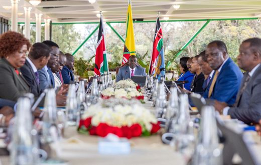 File image of President William Ruto during a Cabinet meeting at State House Nairobi