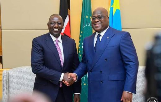 President William Ruto and President Félix Tshisekedi