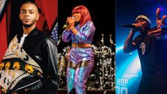 A collage image of Degs, Pety Nila and Jay Mau Mau