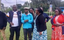 Boniface Mwangi Kariuki's family at Kenyatta National Hospital on June 29, 2025