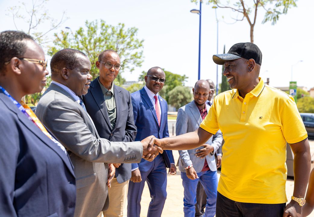 H.E President William Ruto shortly after arrival in Seville,Spain for the 4th International conference on Financing for development