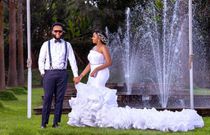Muthoni Mukiri dresses in stunning white gown on wedding day
