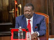Prime Cabinet Secretary Musalia Mudavadi during a Cabinet meeting on January 31, 2023