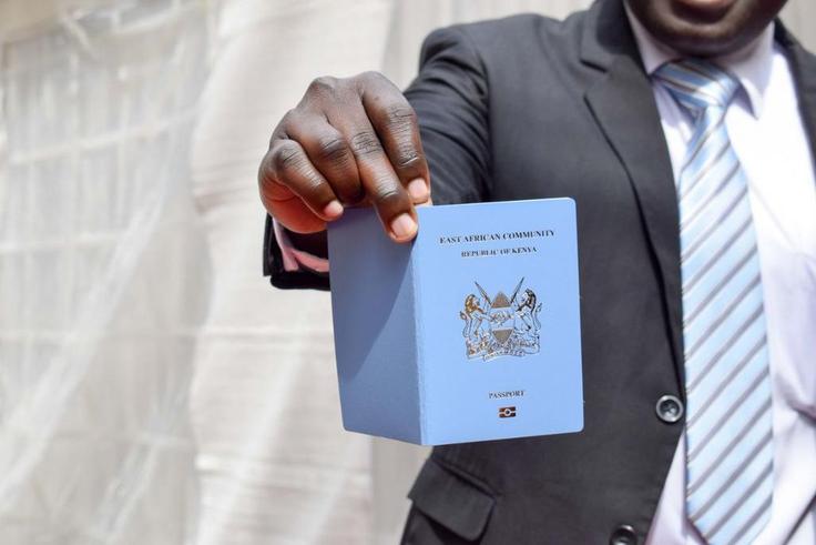 The Kenyan new-generation passport.