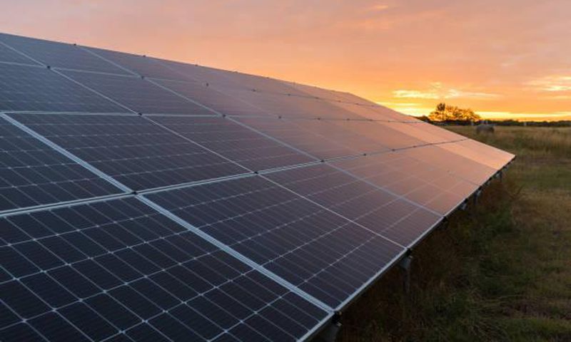 A file image of solar panels