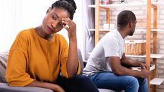 An unhappy couple