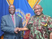 IG Japhet Koome meets with former IG David Kimaiyo on May 25, 2023