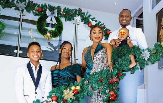 Amber ray, fiancé Kennedy Rapudo and their kids