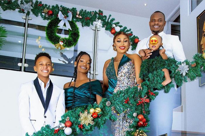 Amber ray, fiancé Kennedy Rapudo and their kids