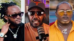 A collage of Bahati, Andrew Kibe and Terence Creative