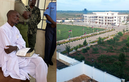New Life International Church leader Pastor Ezekiel Odero in custody, lawyers Danstan Omari, Cliff Ombeta reveal defence plan after tour of Mavueni church complex that includes bank, helipad and multimillion buildings