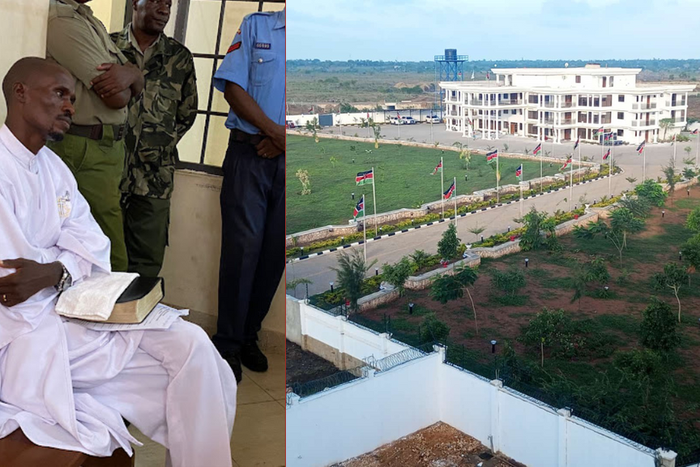 New Life International Church leader Pastor Ezekiel Odero in custody, lawyers Danstan Omari, Cliff Ombeta reveal defence plan after tour of Mavueni church complex that includes bank, helipad and multimillion buildings