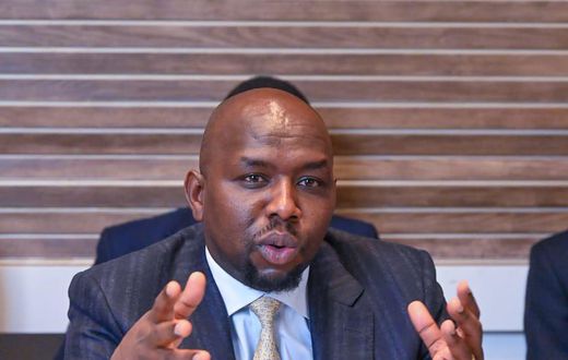Transport CS Kipchumba Mukomen addressing the Senate’s Roads & Transport committee