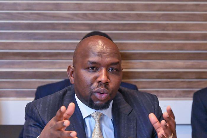 Transport CS Kipchumba Mukomen addressing the Senate’s Roads & Transport committee