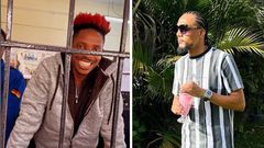 Eric Omondi (left) and KRG The Don