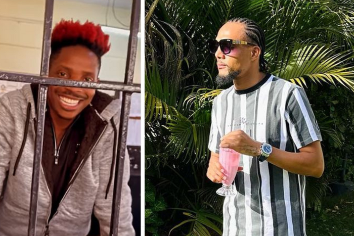 Eric Omondi (left) and KRG The Don