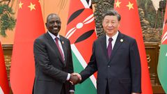 President William Ruto and China's President Xi Jinping