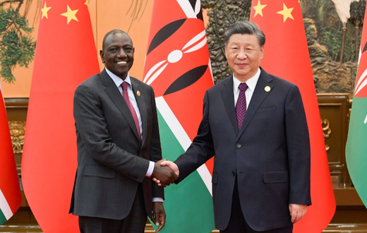 President William Ruto and China's President Xi Jinping