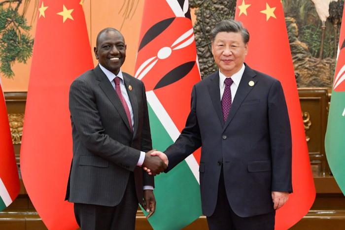 President William Ruto and China's President Xi Jinping