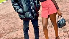 Gengetone artists Fathermoh and Sylvia Ssaru