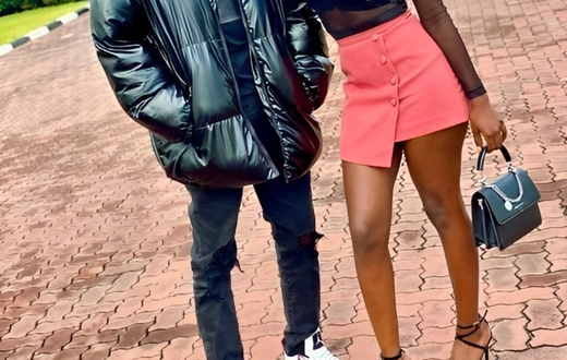 Gengetone artists Fathermoh and Sylvia Ssaru