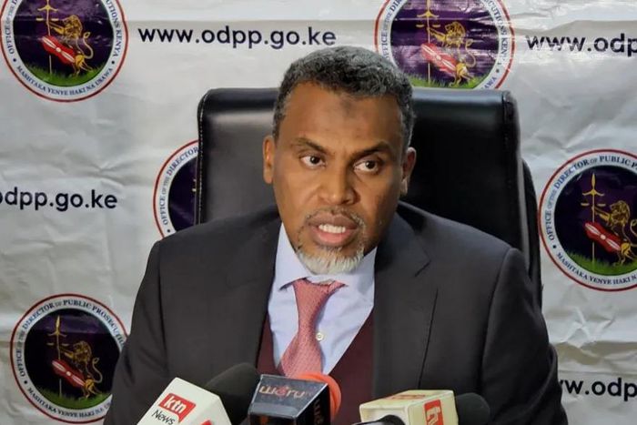 Director of Public Prosecutions (DPP) Noordin Haji speaking during past media briefing