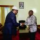 Miguna Miguna with President William Ruto at the Kisumu State Lodge on January 14, 2023