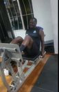 Raila Odinga working out