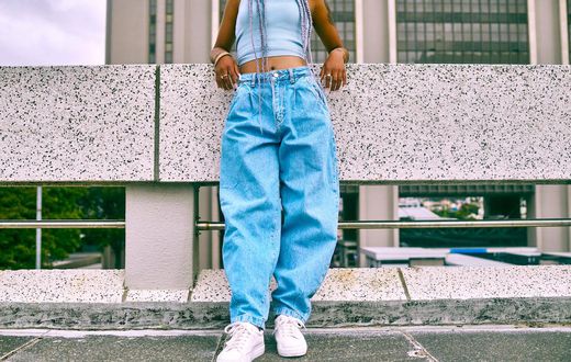 While millennials love skinny jeans, Gen Z prefers baggy denim. Delmaine Donson/Getty Images