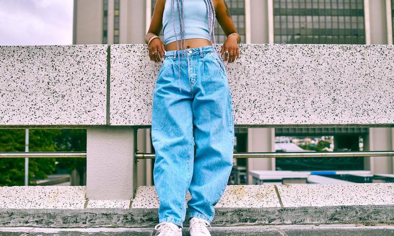While millennials love skinny jeans, Gen Z prefers baggy denim. Delmaine Donson/Getty Images