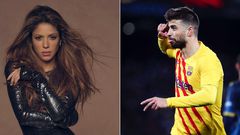 Shakira (left) and Gerard Pique