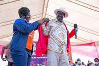 Gladys Wanga and Raila Odinga