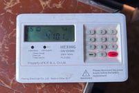 A prepaid token meter