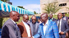Deputy President Rigathi Gachagua attending a Holy Mass at Sacred Heart Endarasha Catholic Church, Kieni Constituency, Nyeri County.