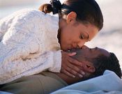 Couple kissing
