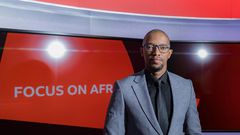 Waihiga Mwaura at BBC studio